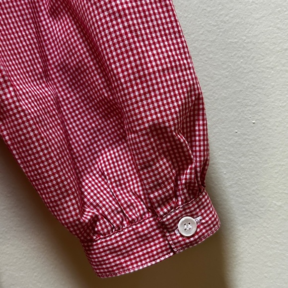 Vintage Levi's Gingham Button Down Top - Picture 4 of 9